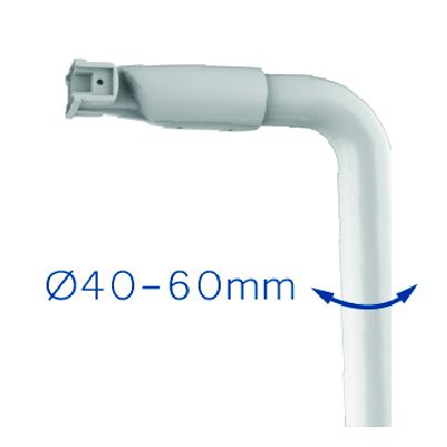 Bras Solaar 8 coudé 90°diam 40-60mm