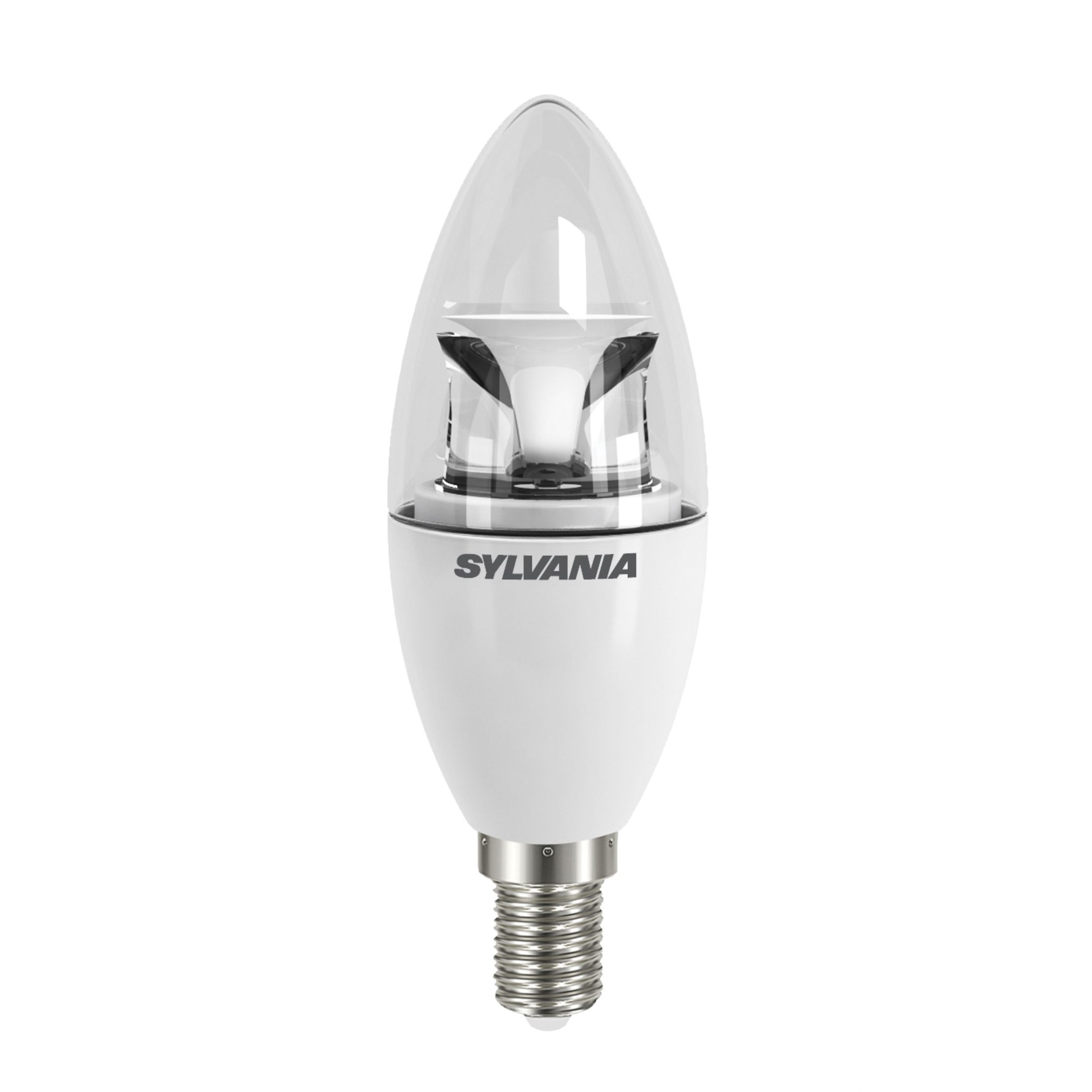 TOLEDO AMPOULE LED FLAMME VERRE CLAIR 6,5W 470LM E14 SYLVANIA 0026927