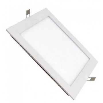 Downlight LED Carré Fixe 24W Aluminium Blanc 6000K