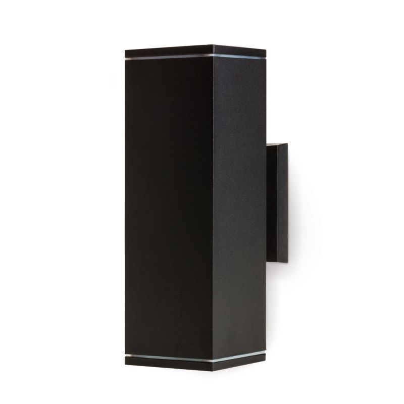 Applique murale extérieur Quazar LED2x GU10 IP65 acier noir