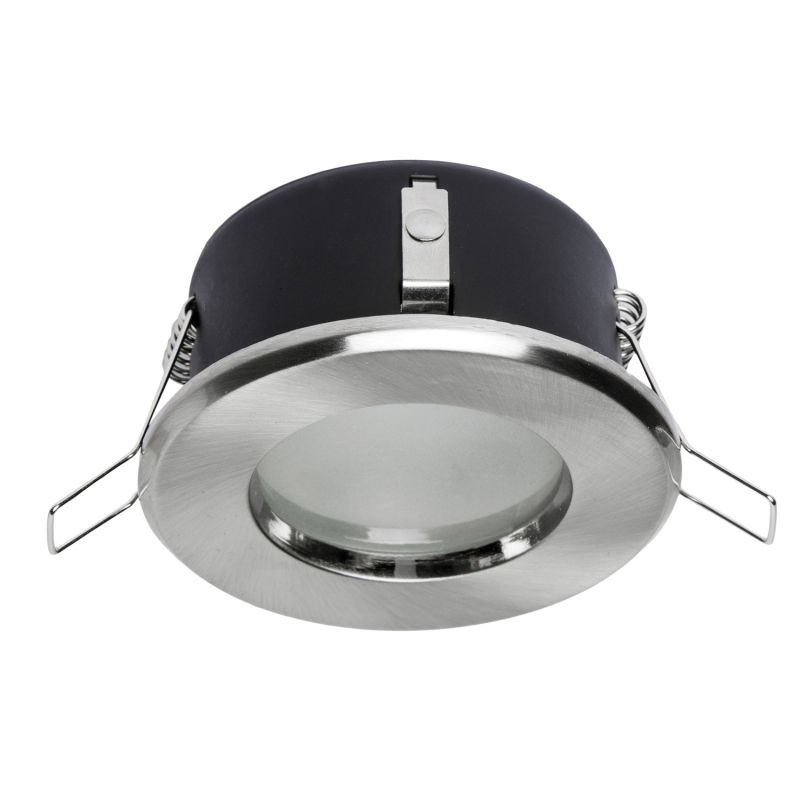 Rondelle métal fixe IP44 - Alu brossé