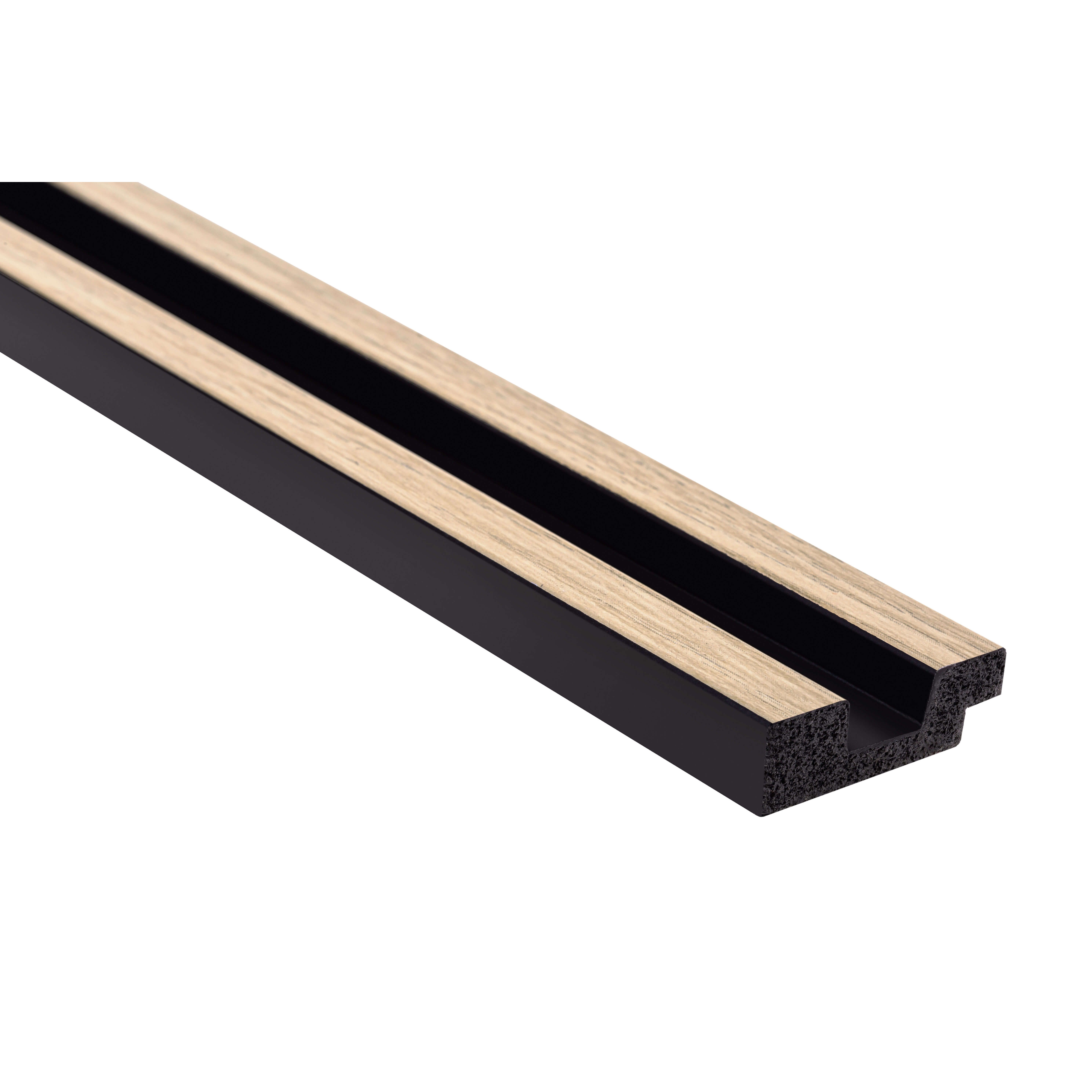 Panneau decor lamelli bois gauche