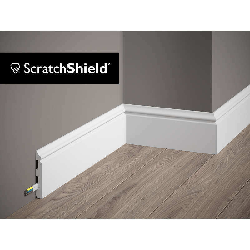 Moulure Plinthe passe câble MD018 2M - STANDARD