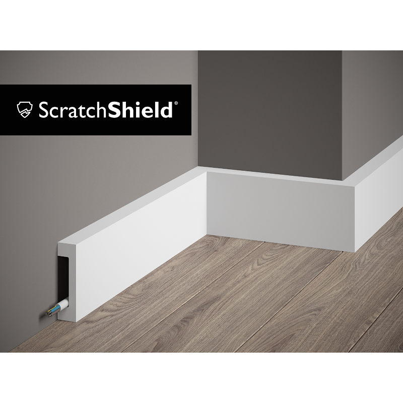 Moulure Plinthe passe câble MD008 2M - STANDARD