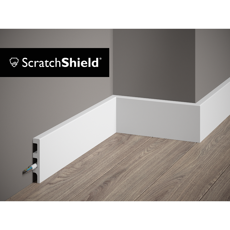 Moulure Plinthe passe câble MD014 2M - STANDARD