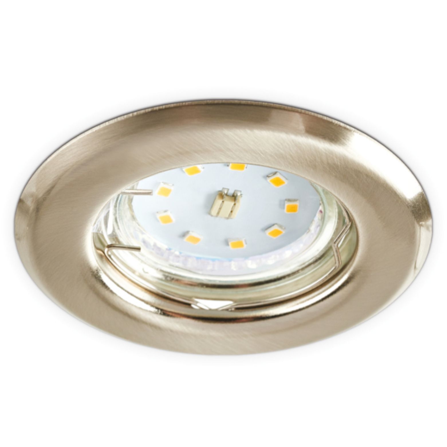 Rondelle métal fixe - Acier brossé