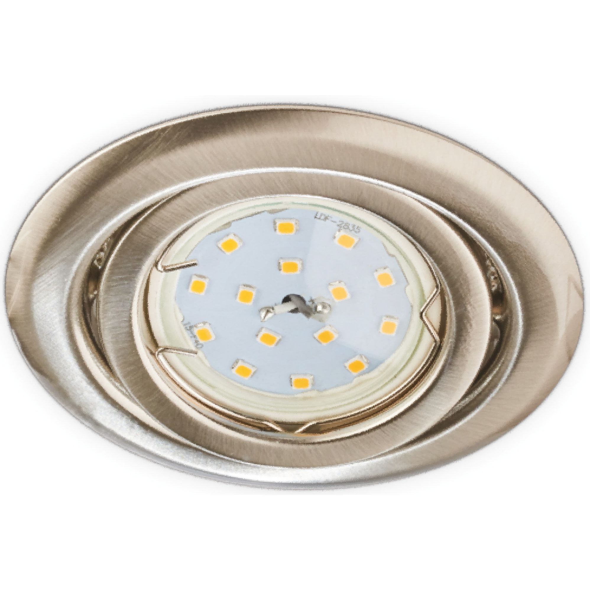 Rondelle métal ronde basculante - Alu brossé