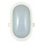 Hublot ovale à LED intégrés 5.5W blanc. Pour extérieur -TARTARUGA