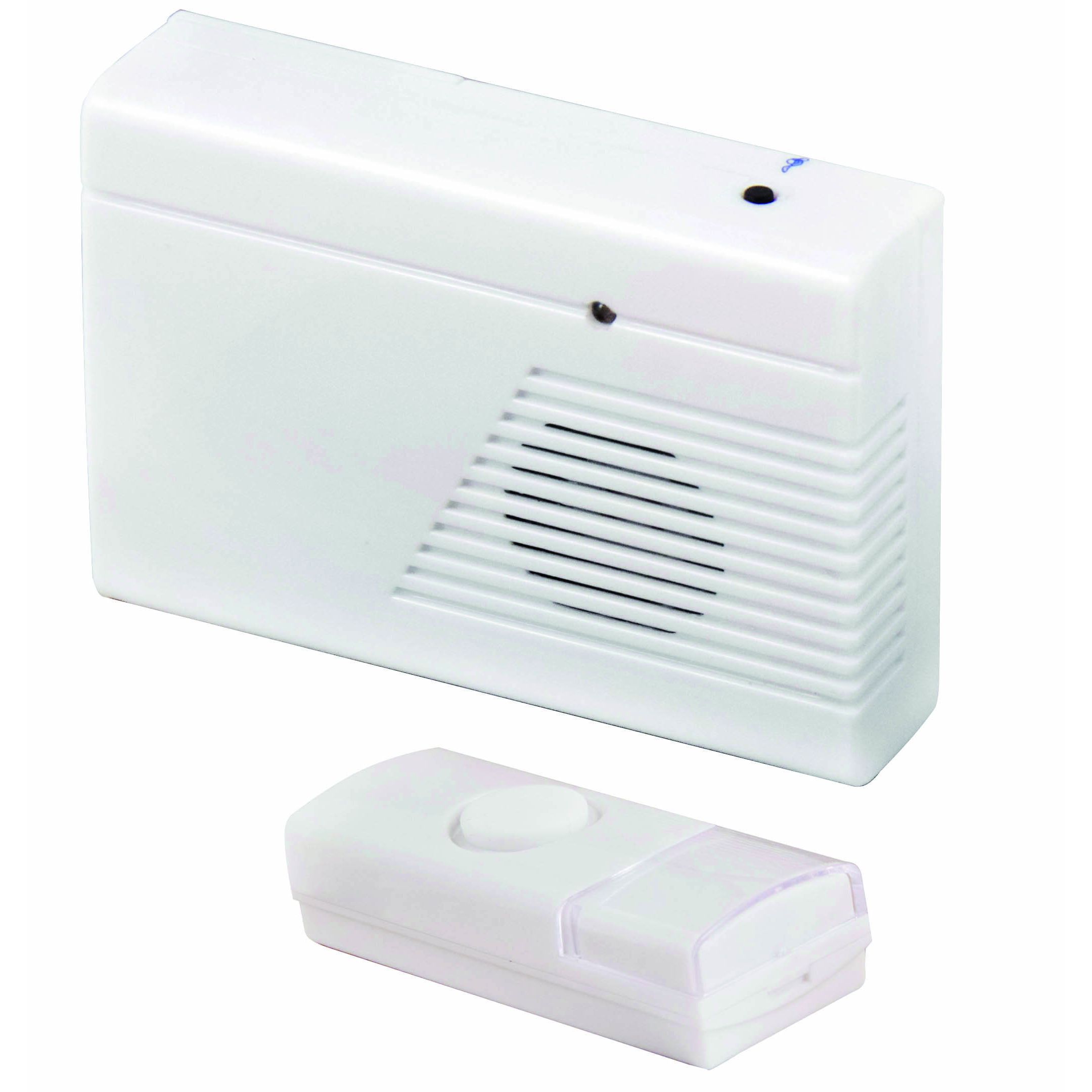 Carillon sans fil à piles, 100 mètres, 25 melodies.