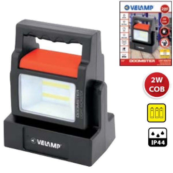 LIGHT MONSTER: projecteur LED COB portatif, à piles, 3W