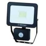 Projecteur LED SMD 10W IP44, noir 6500K. Avec PIR -PADLIGHT3