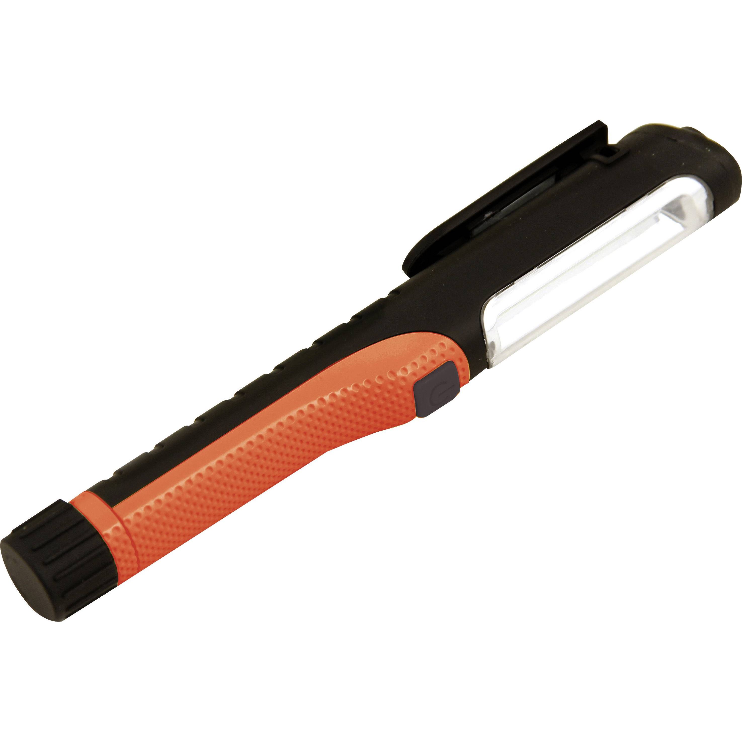 Lampe torche LED COB 2W + torche 1W. +clip aimanté. Forme stylo