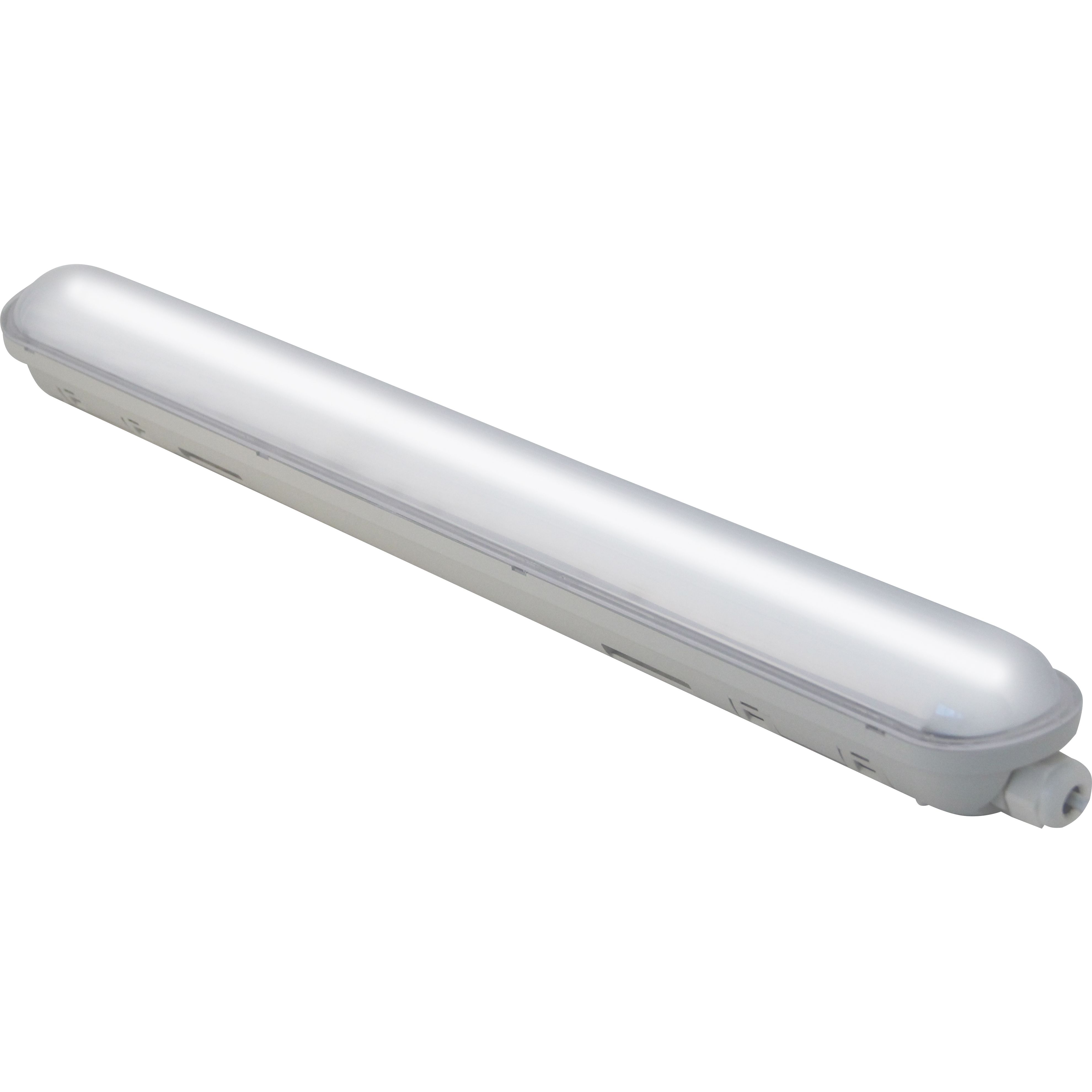 ECOPOWER: Plafonier étanche IP65 à LED intégrées, 120 CM 4800LM. Avec interconnection