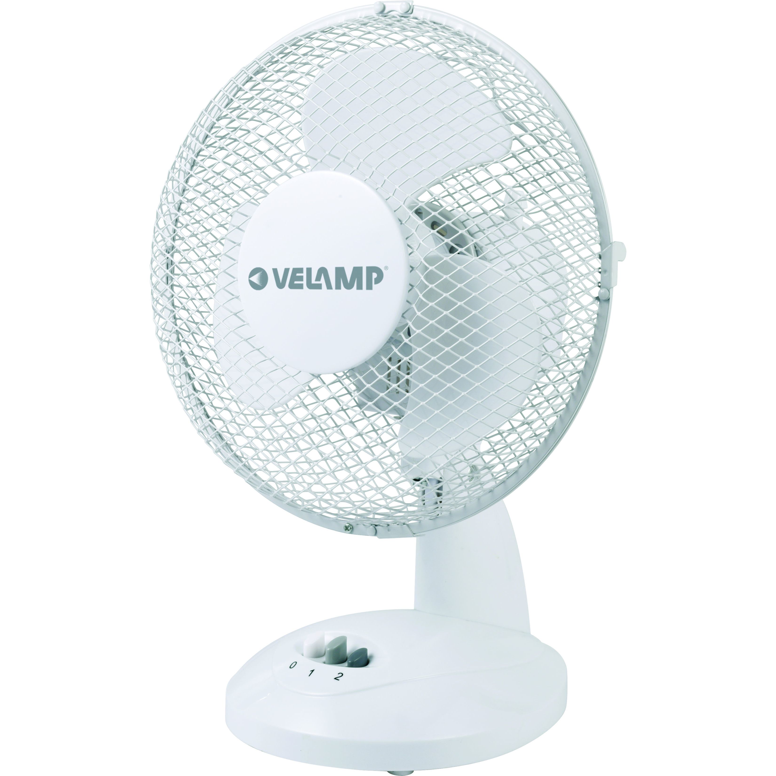 Ventilateur de table 23 cm, en plastique blanc -TERRAL