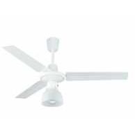 Ventilateur plafond 120 cm + porte-lampe + commande murale -IRMA3