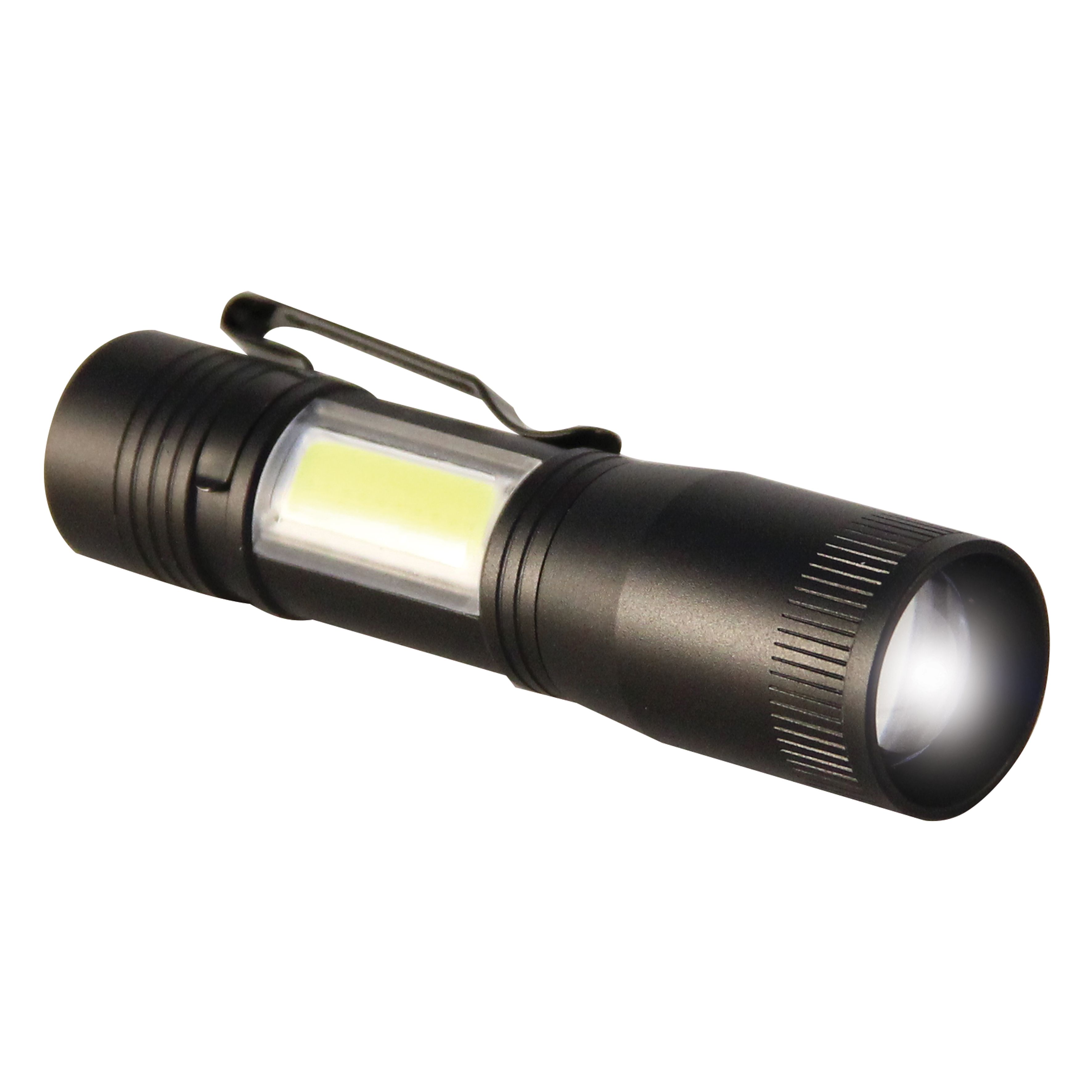 Lampe torche + lanterne LED -zoom -THOR