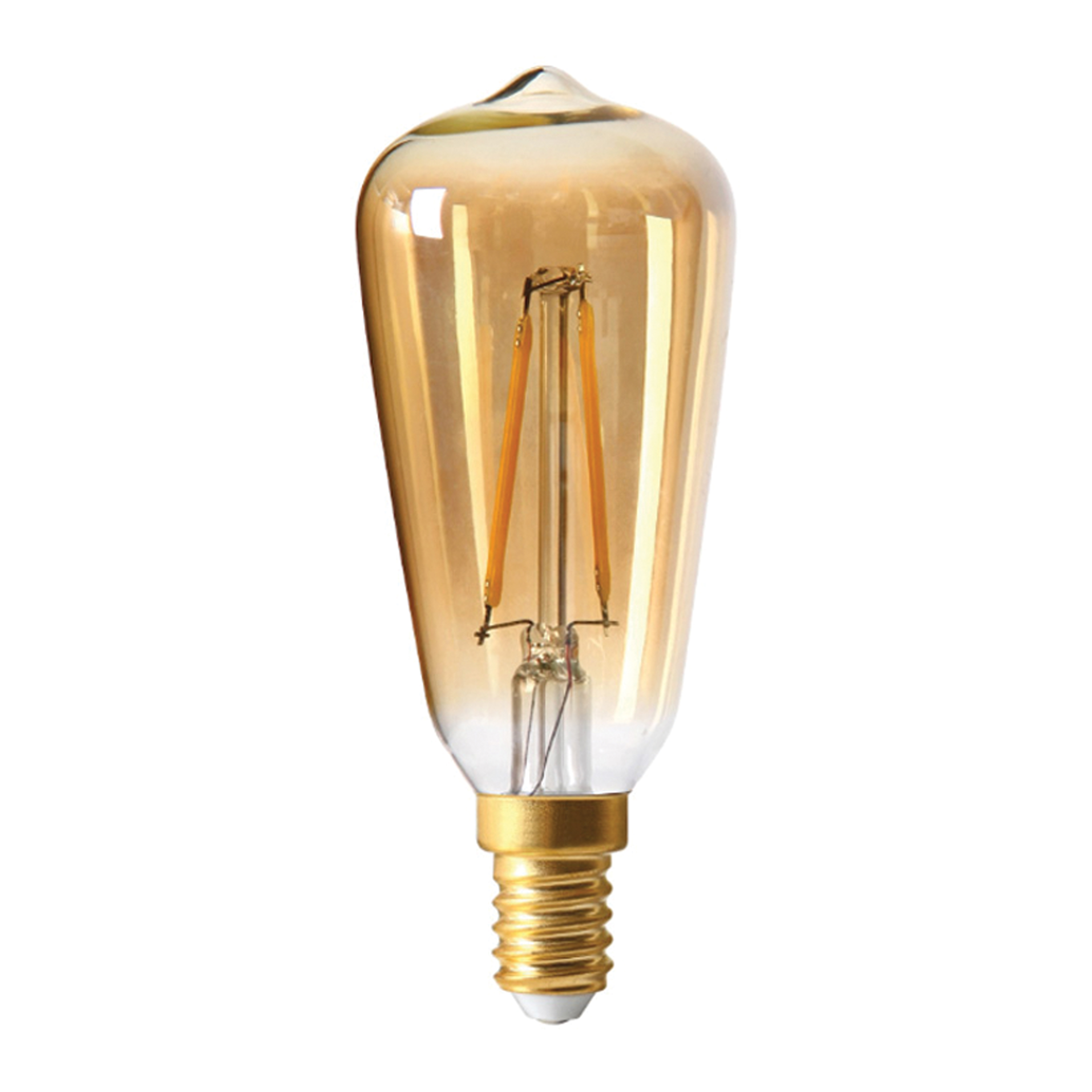 e14 Ampoule à filament LED 1w T22 Ampoules tubulaires en verre ambre  Vintage Edison Ampoule 220V, ampoules équivalentes 10 watts 2200K blanc  ultra chaud, 100 lumens non dimmable, paquet de 5 